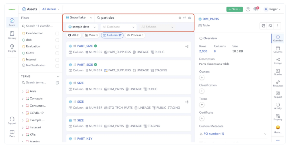 Atlan screenshot - 10 Meilleurs Outils de Catalogue de Données pour une Gestion Efficace des Données en 2026