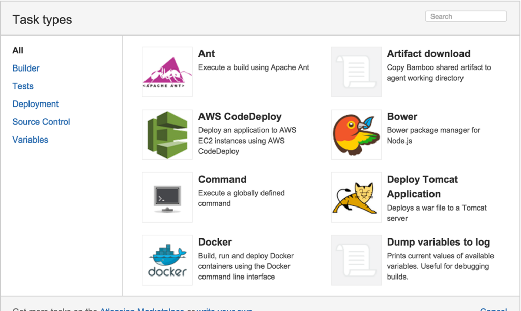 Atlassian Bamboo screenshot - 10 Beste Continuous-Integration-Tools, die Sie nicht übersehen sollten