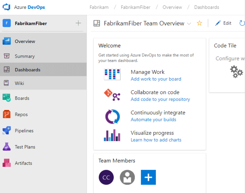 Azure DevOps screenshot - 1 Meilleurs Outils de Revue de Code pour Développeurs [2026 Guide]