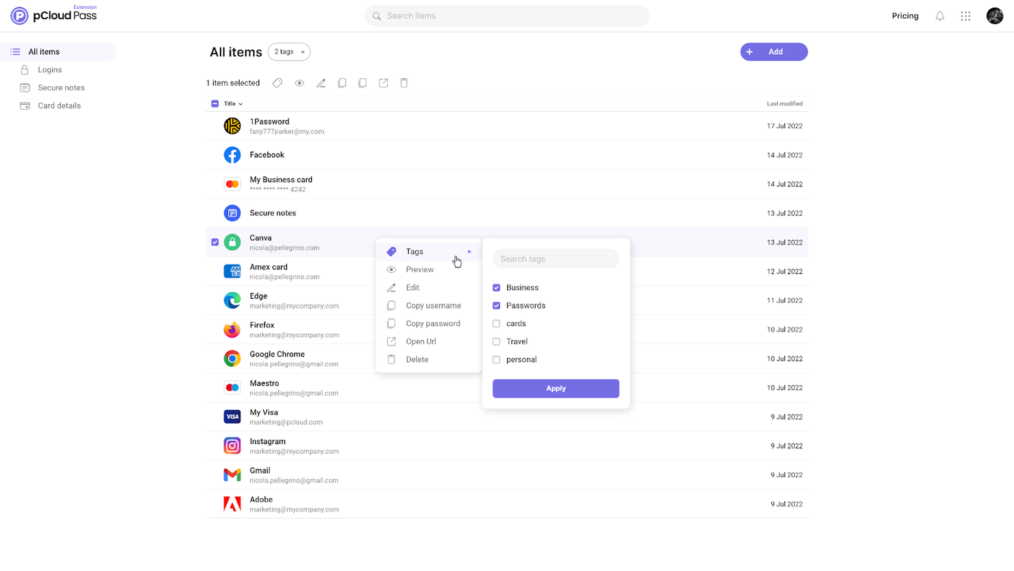 pCloud screenshot - 10 Beste Cloud-Speicher-Software im Test 2026
