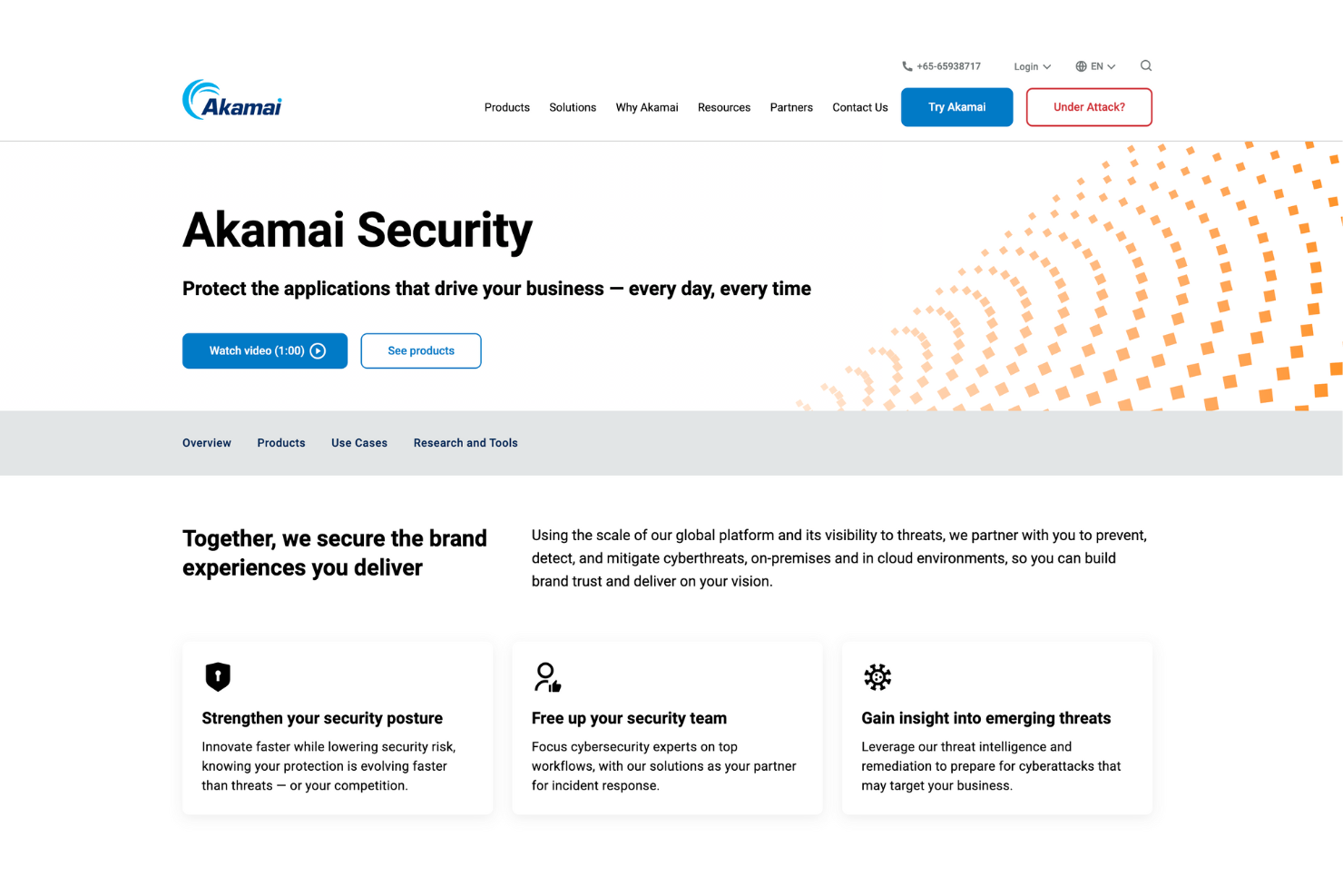 Akamai screenshot - 15 Beste Cloud-Sicherheitsanbieter zum Schutz vor Bedrohungen 2026