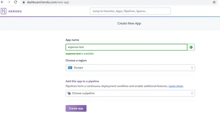 Heroku screenshot - Les 10 meilleures plateformes PaaS cloud à surveiller