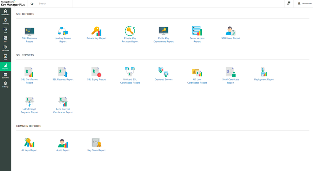 ManageEngine Key Manager Plus screenshot - 10 meilleurs outils de gestion de clés de chiffrement à adopter en 2026