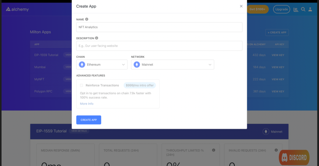 Alchemy NFT API screenshot - 10 Beste Blockchain-Tools, um Ihre Projekte zu verbessern