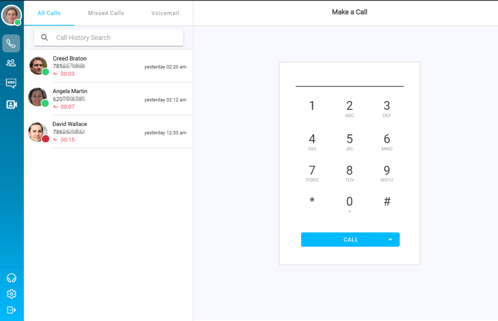 Ultatel Cloud Business Phone System screenshot - 10 meilleures plateformes de communication cloud passées en revue en 2026
