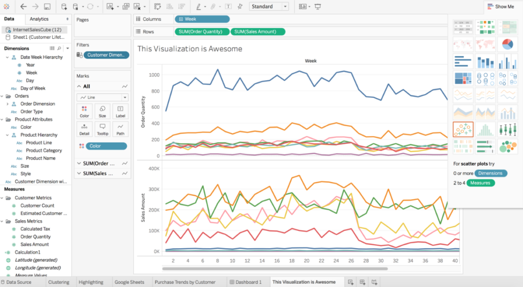 Tableau screenshot - Classement des 10 meilleurs logiciels Big Data de 2026
