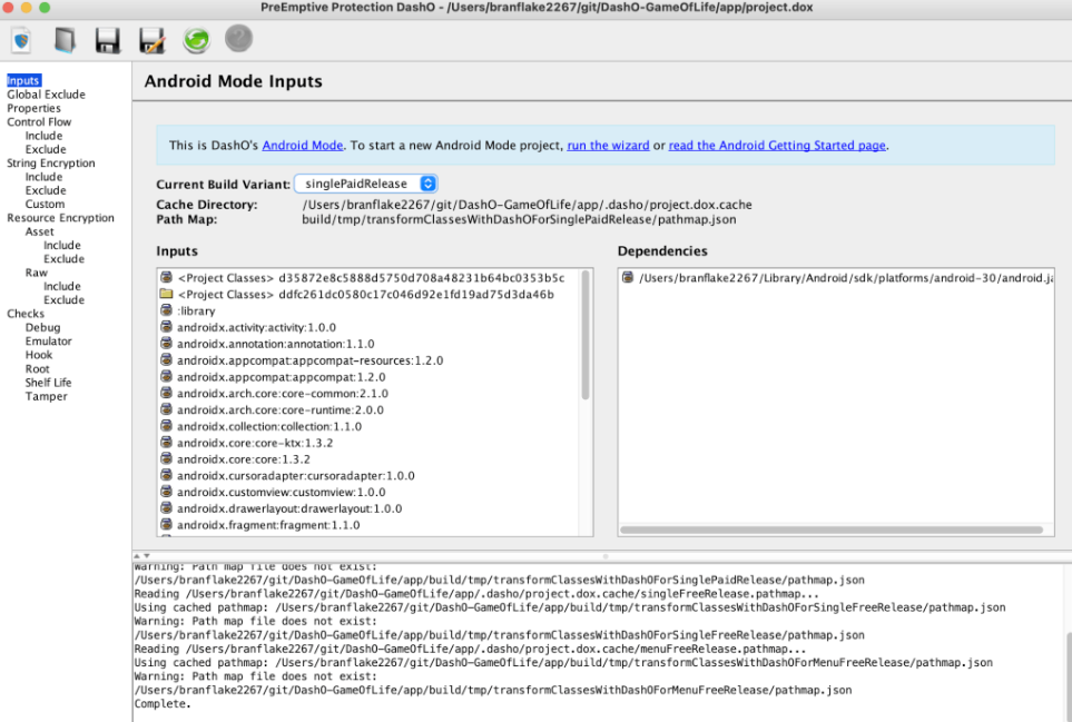 DashO App Protection for Android &amp; Java screenshot - 10 Meilleurs Logiciels de Sécurité des Applications en 2026