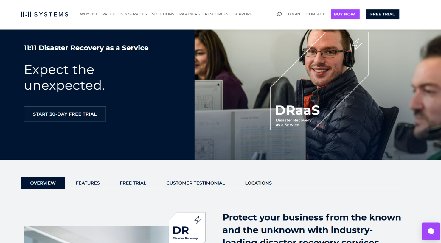 11:11 Systems screenshot - Entschlüsselung der 10 besten Disaster-Recovery-Services im Jahr 2026