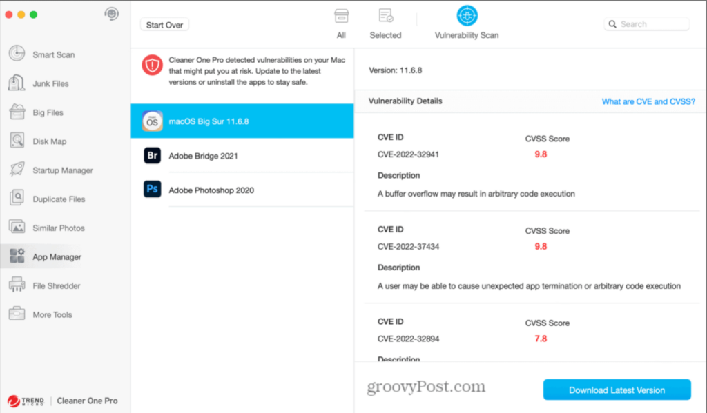 Cleaner One Pro screenshot - Platzsparer: Die besten 10 Festplattenbereinigungsprogramme 2026