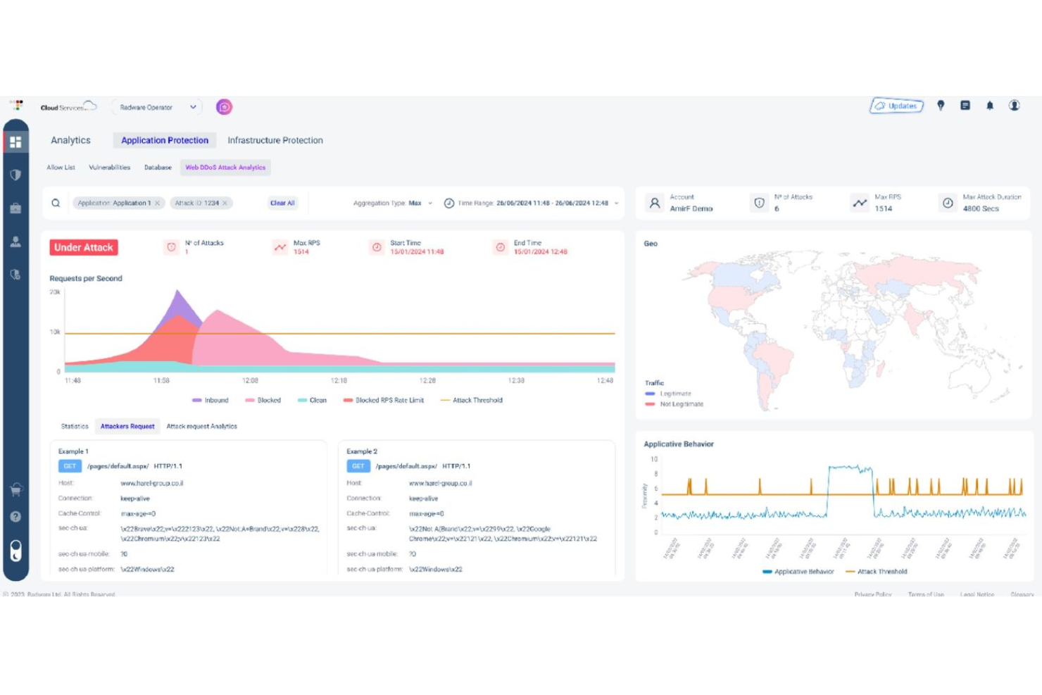 Radware screenshot - 10 Beste API-Sicherheits-Tools: Der vollständige Leitfaden 2026