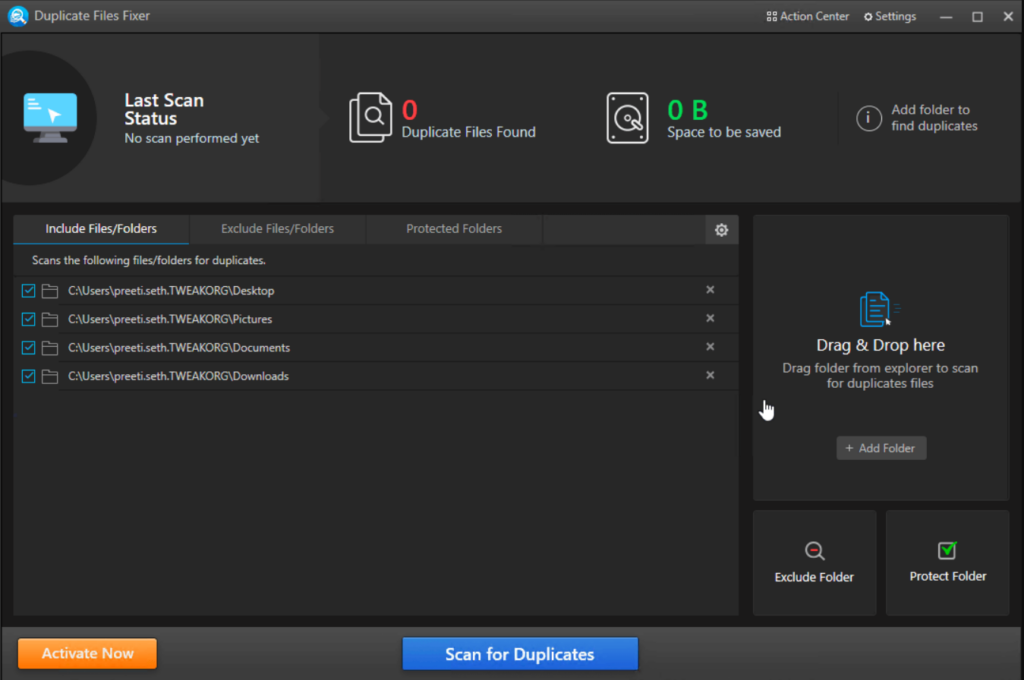 Duplicate Files Fixer screenshot - Gagnez de la place : Les 10 meilleurs logiciels de nettoyage de disque de 2026