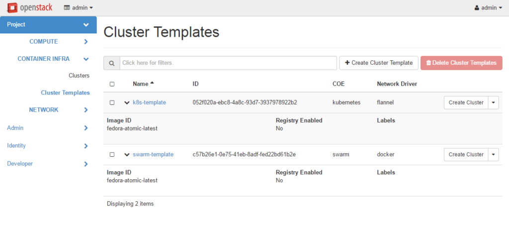 OpenStack Magnum screenshot - 10 meilleurs logiciels d’orchestration de conteneurs examinés en 2026