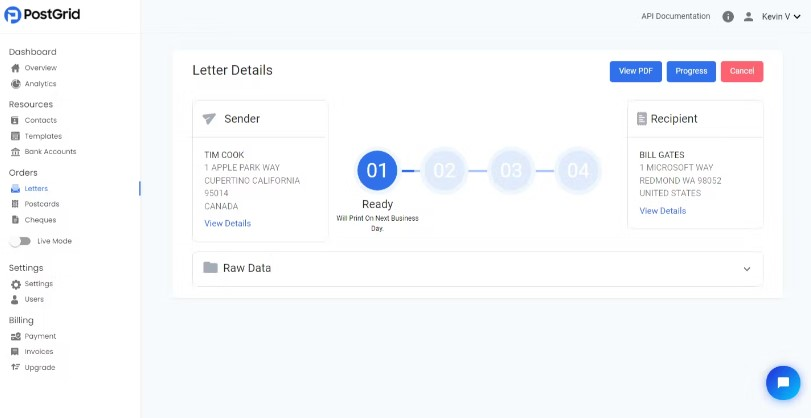 PostGrid screenshot - 10 meilleurs logiciels de vérification d’adresse évalués en 2026