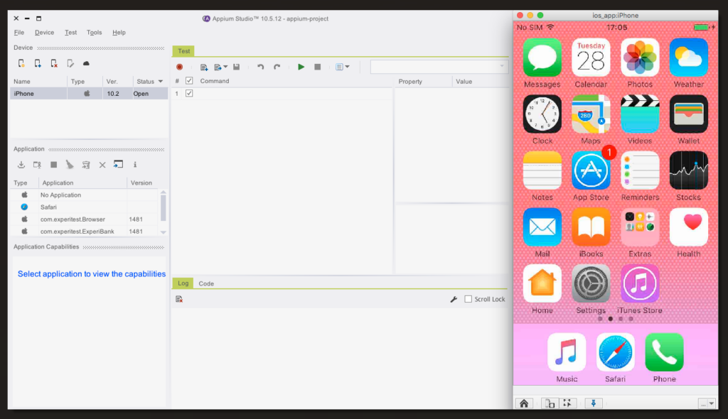 Appium screenshot - Die 10 besten Mobile Testing Tools 2026