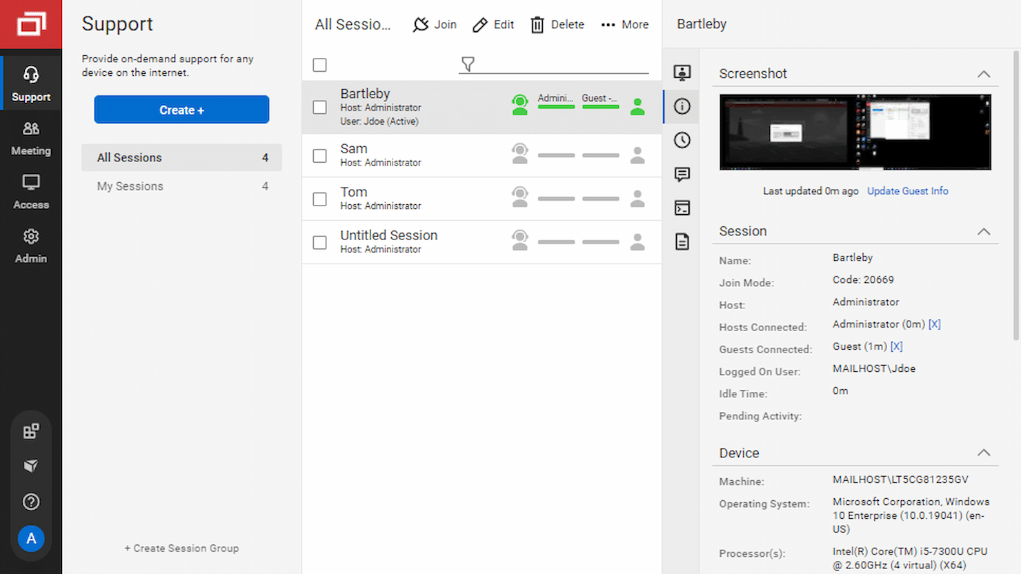 ConnectWise ScreenConnect screenshot - Die 10 besten Fernsupport-Softwares für IT-Teams im Jahr 2026