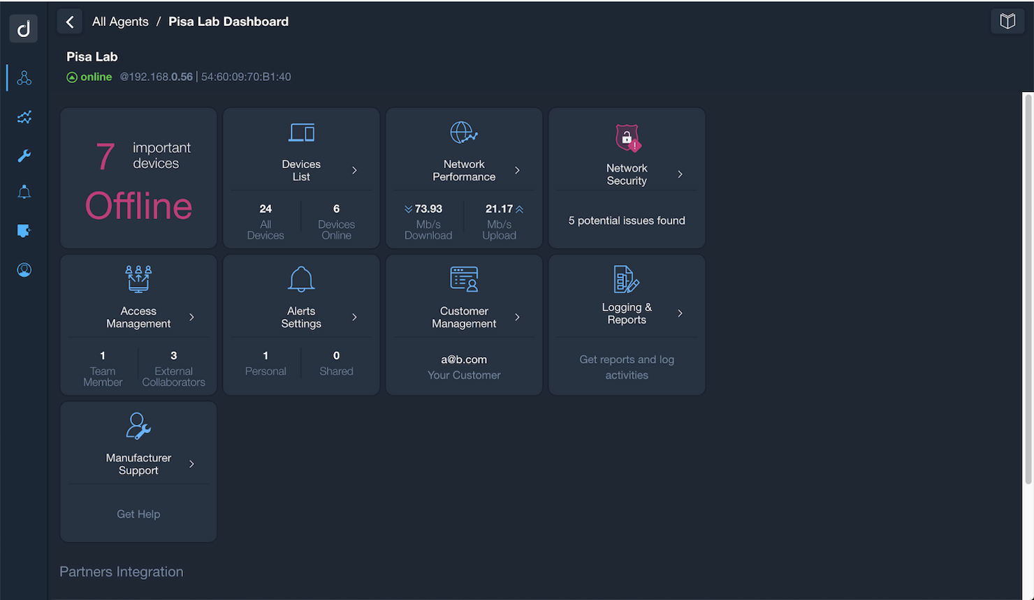 Domotz screenshot - Guide des 20 meilleurs logiciels RMM de 2026