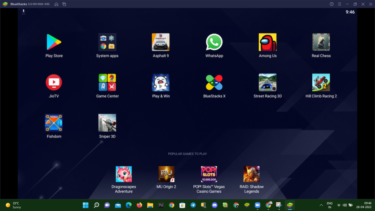 BlueStacks screenshot - 10 Beste Android-Emulatoren im Test 2026