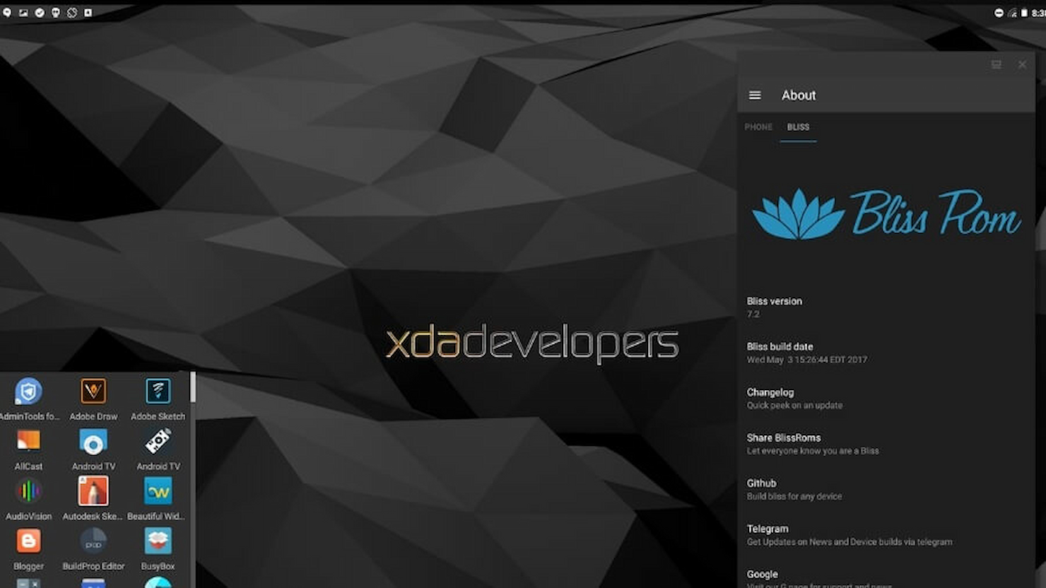 Bliss OS screenshot - 10 Beste Android-Emulatoren im Test 2026