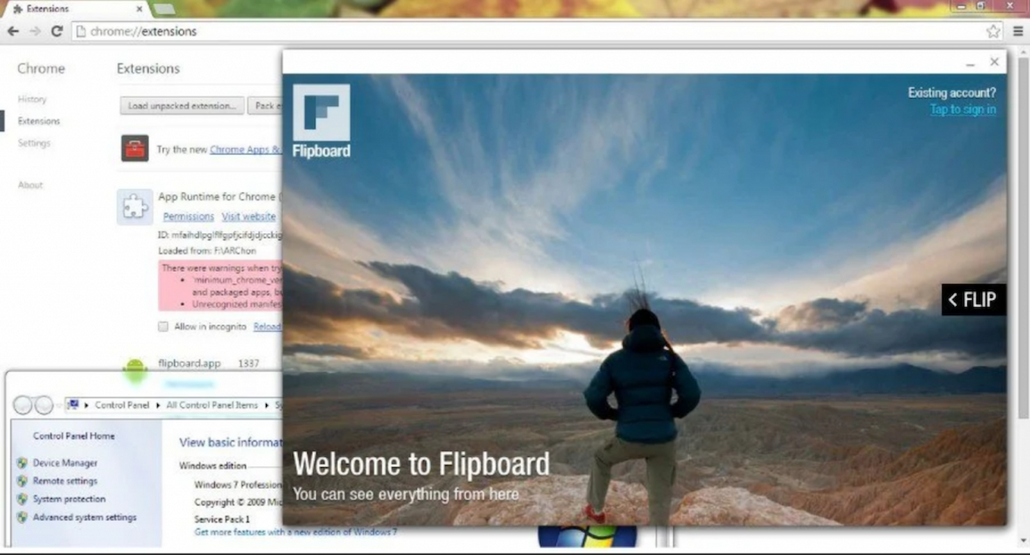 ARChon screenshot - 10 meilleurs émulateurs Android évalués en 2026