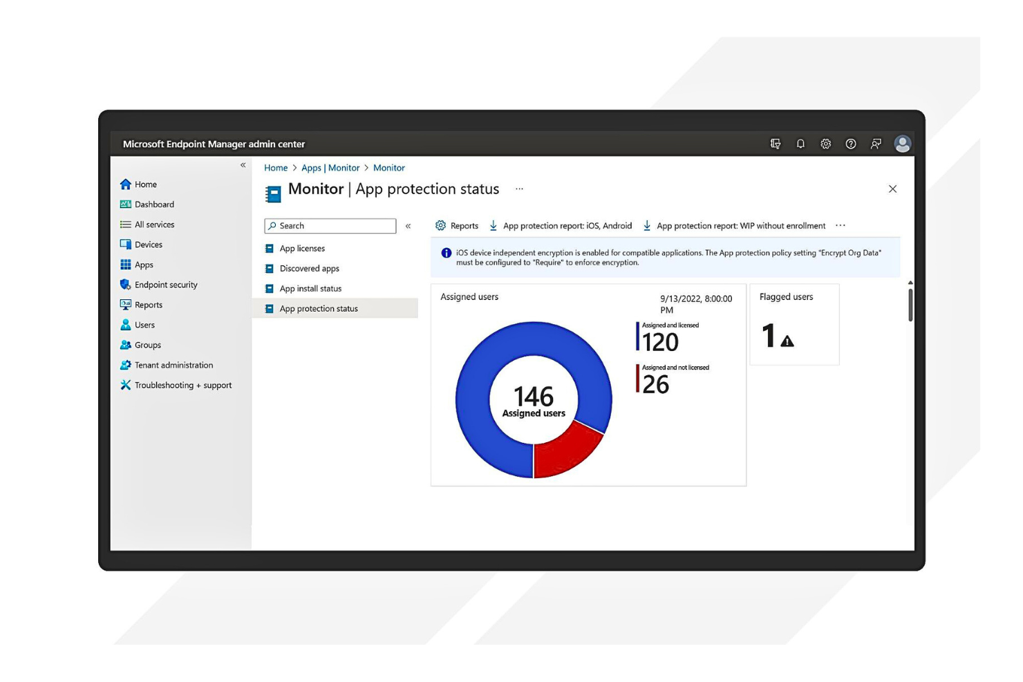 Microsoft Intune screenshot - Die 20 besten MDM-Softwarelösungen in 2026