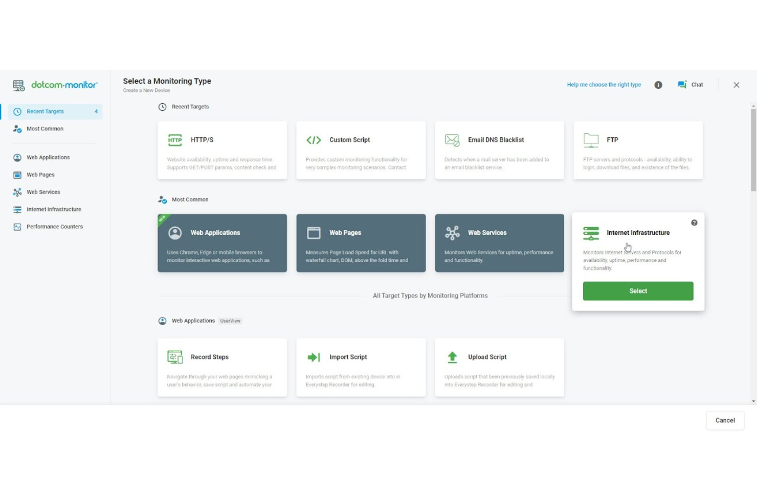 Dotcom Monitor screenshot - 20 Beste Serverüberwachungstools im Test 2026