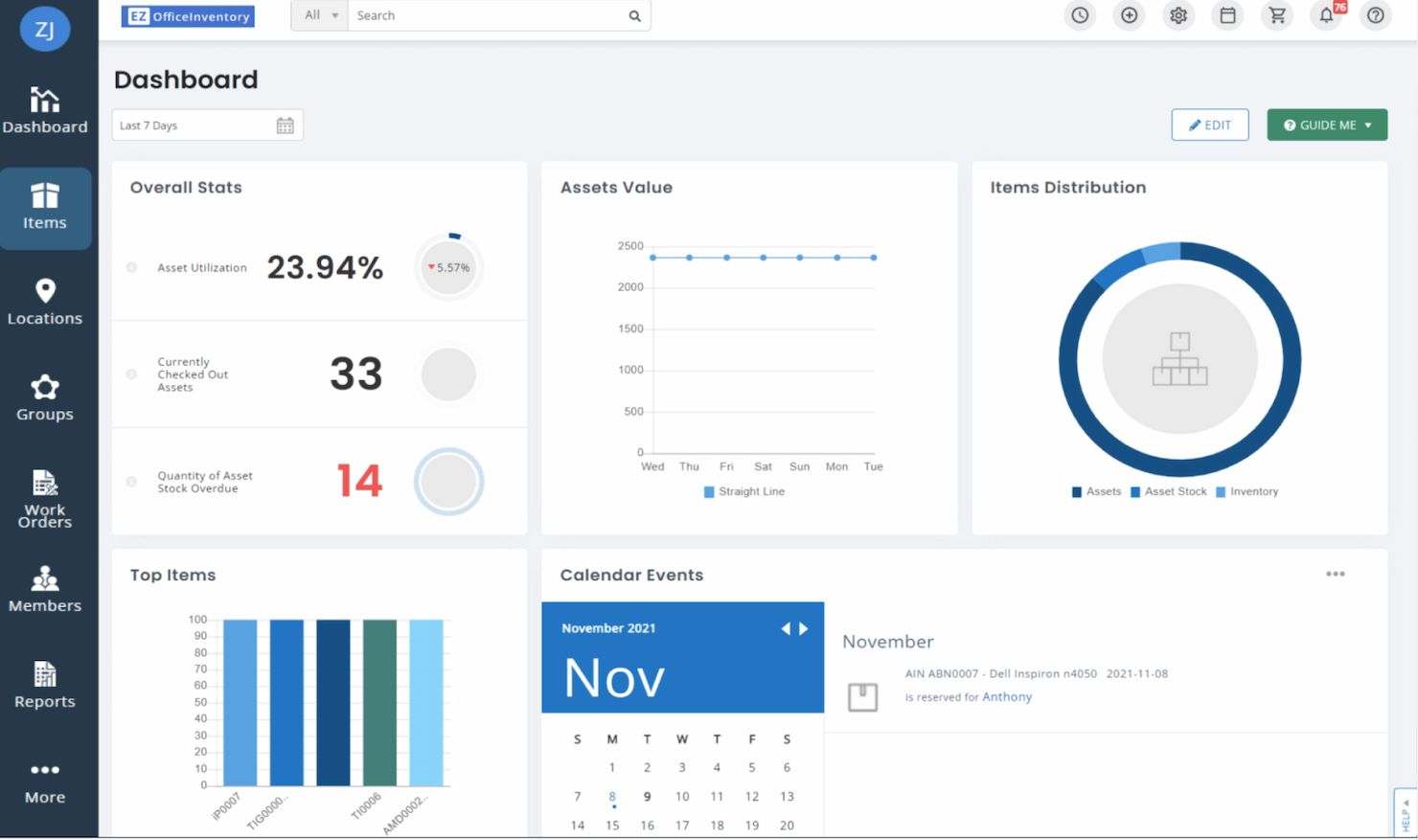 Ezo screenshot - 20 Meilleurs Logiciels de Gestion d’Actifs pour les Équipes Informatiques en 2026