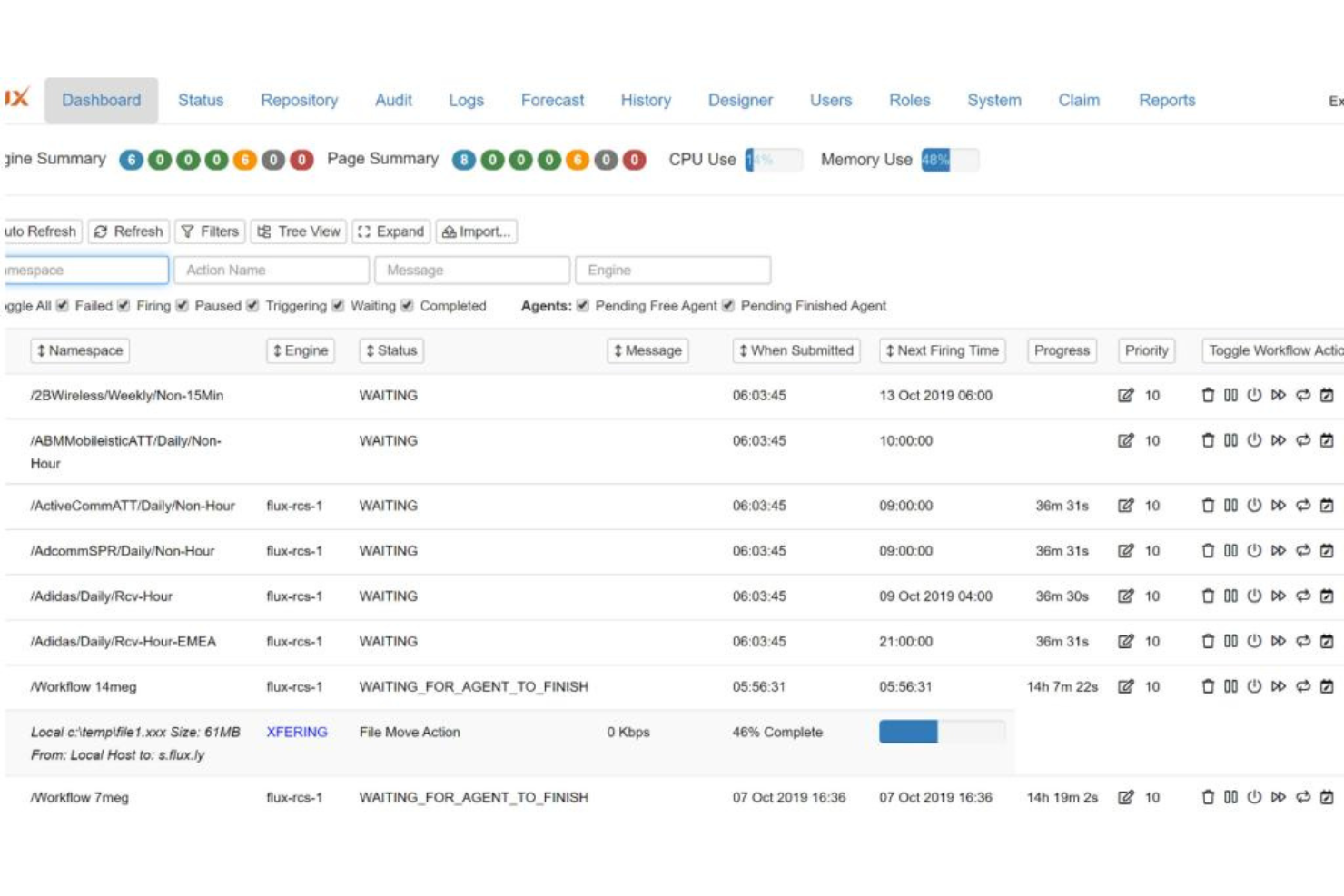 Flux screenshot - Leitfaden zu den 1 besten Workload-Automatisierungssoftwares im Jahr 2026