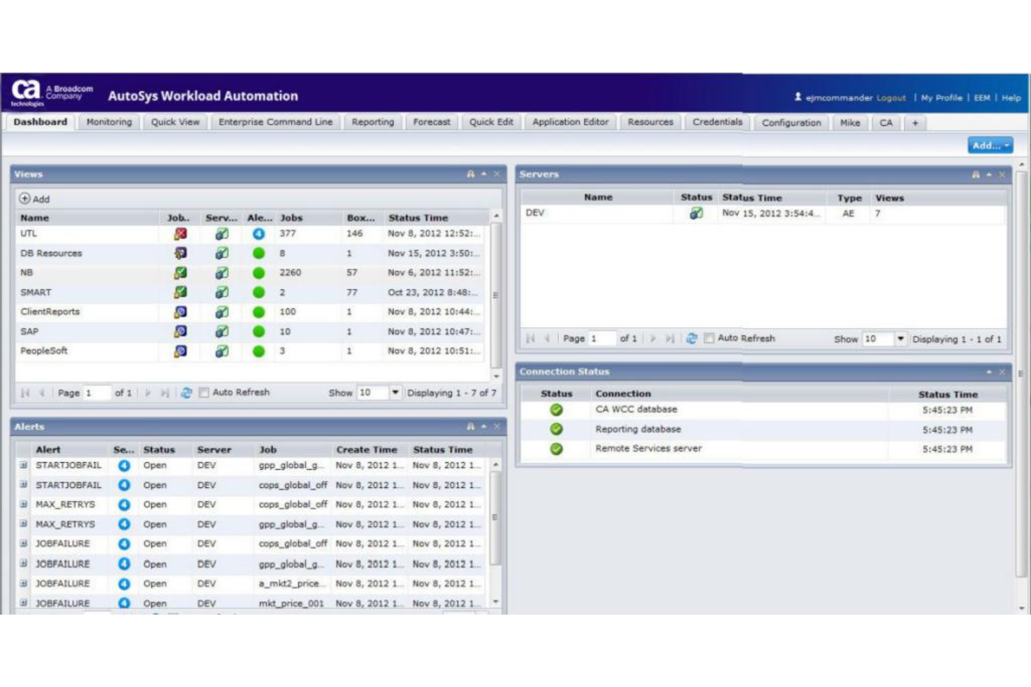 Broadcom screenshot - Guide des 1 meilleurs logiciels d’automatisation de la charge de travail en 2026