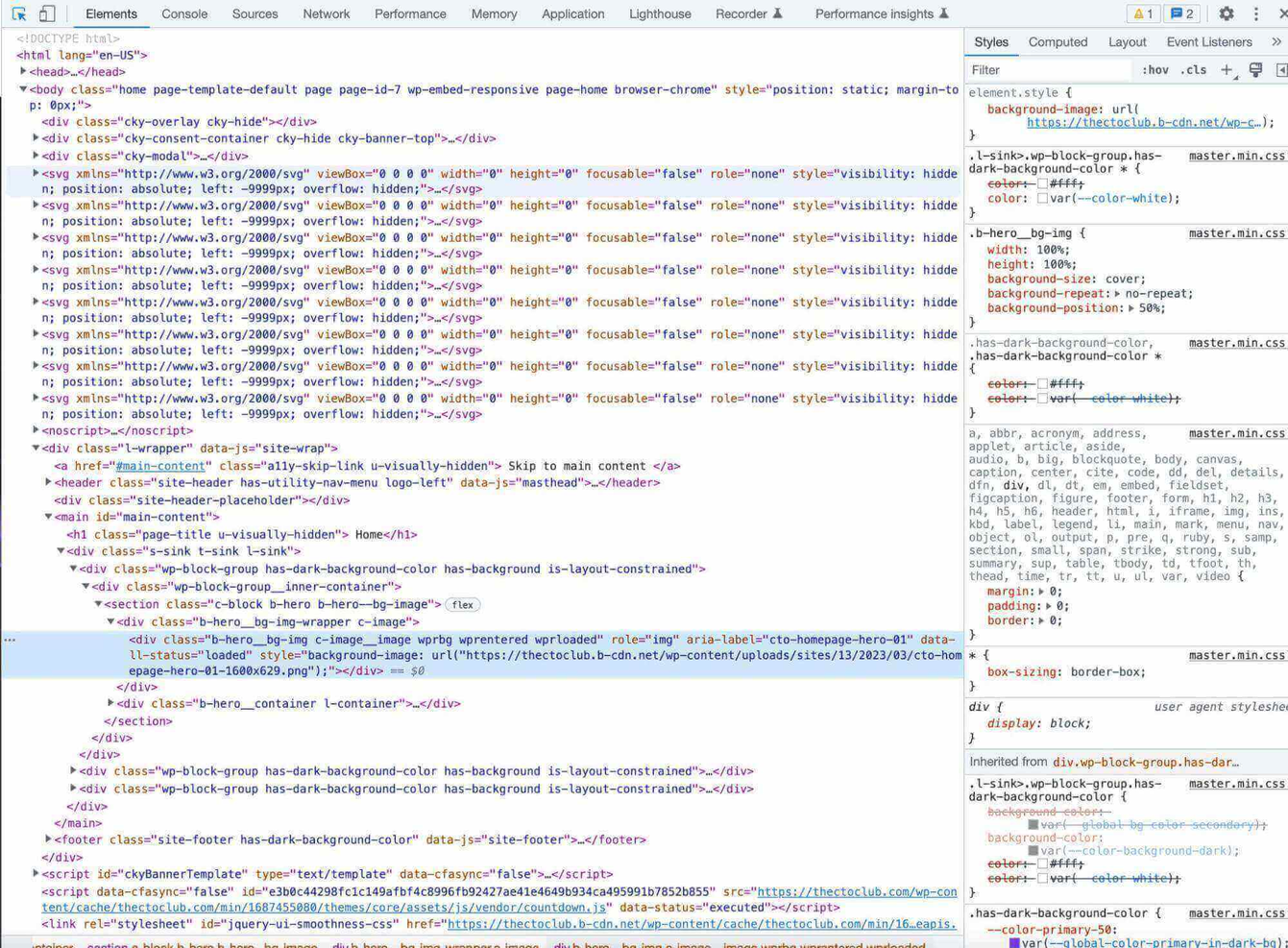 Chrome Developer Tools screenshot - 12 beste Webentwicklungs-Tools im Test für 2026