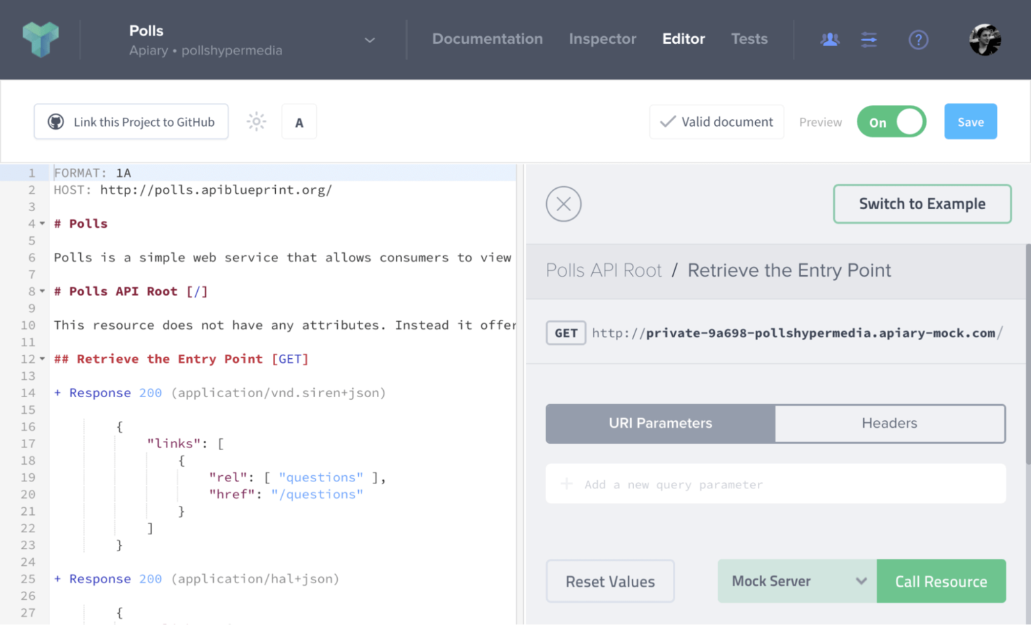 Apiary screenshot - 15 Meilleurs Logiciels de Documentation Passés en Revue pour 2026