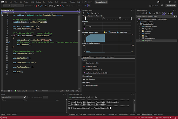 Visual Studio Code screenshot - 10 Meilleurs Logiciels IDE Pour 2026 (19+ Testés)