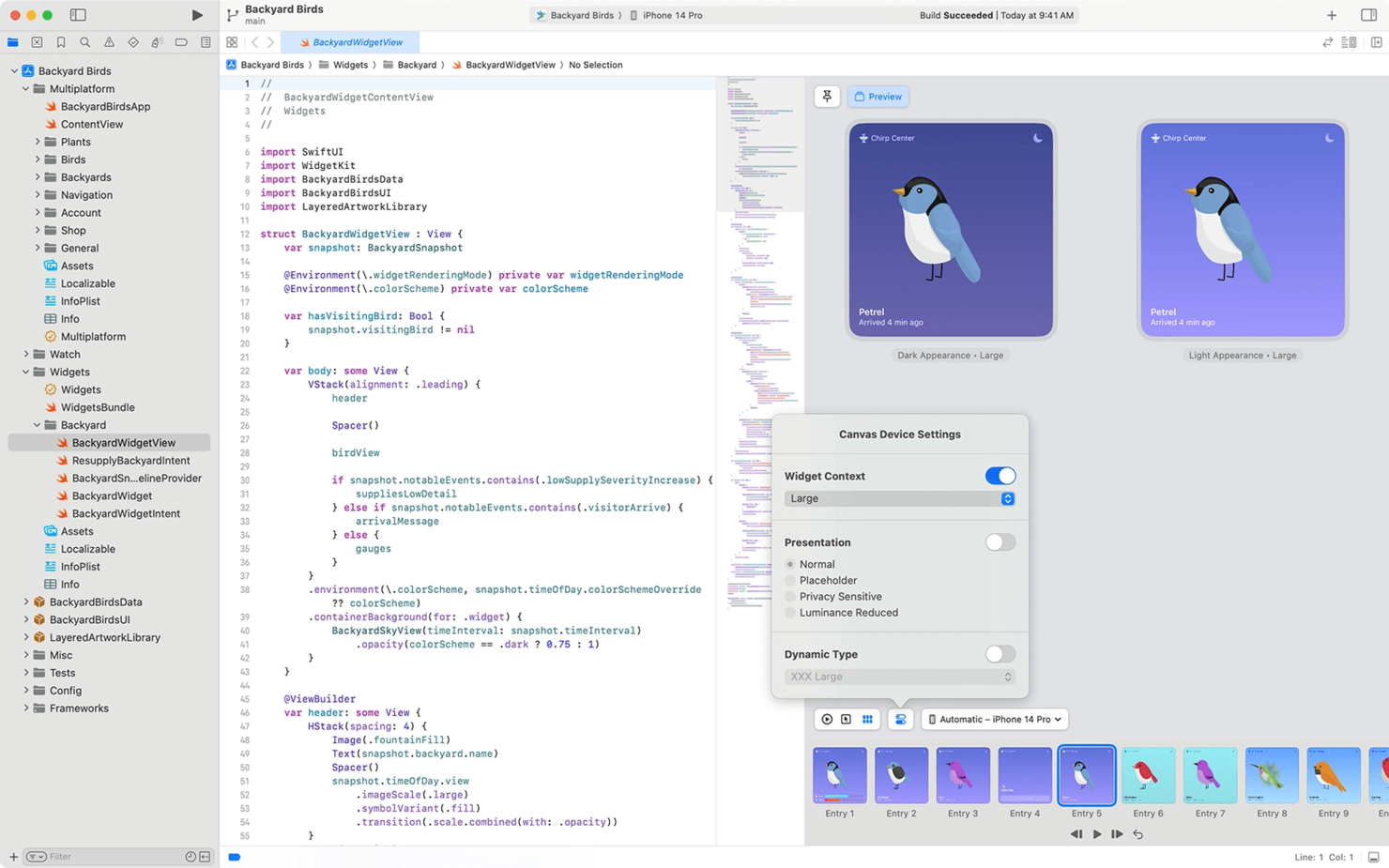 Xcode screenshot - Die 10 besten App-Entwicklungssoftwares 2026
