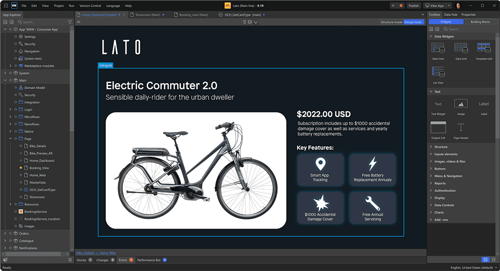 Mendix screenshot - 1 Beste Low-Code-Plattformen zur App-Entwicklung im Jahr 2026