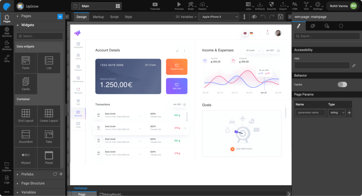 WaveMaker screenshot - 1 Beste Low-Code-Plattformen zur App-Entwicklung im Jahr 2026