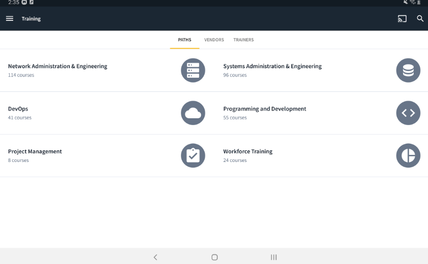 CBT Nuggets screenshot - 10 Meilleurs Logiciels de Laboratoires Informatiques Virtuels Passés en Revue en 2026