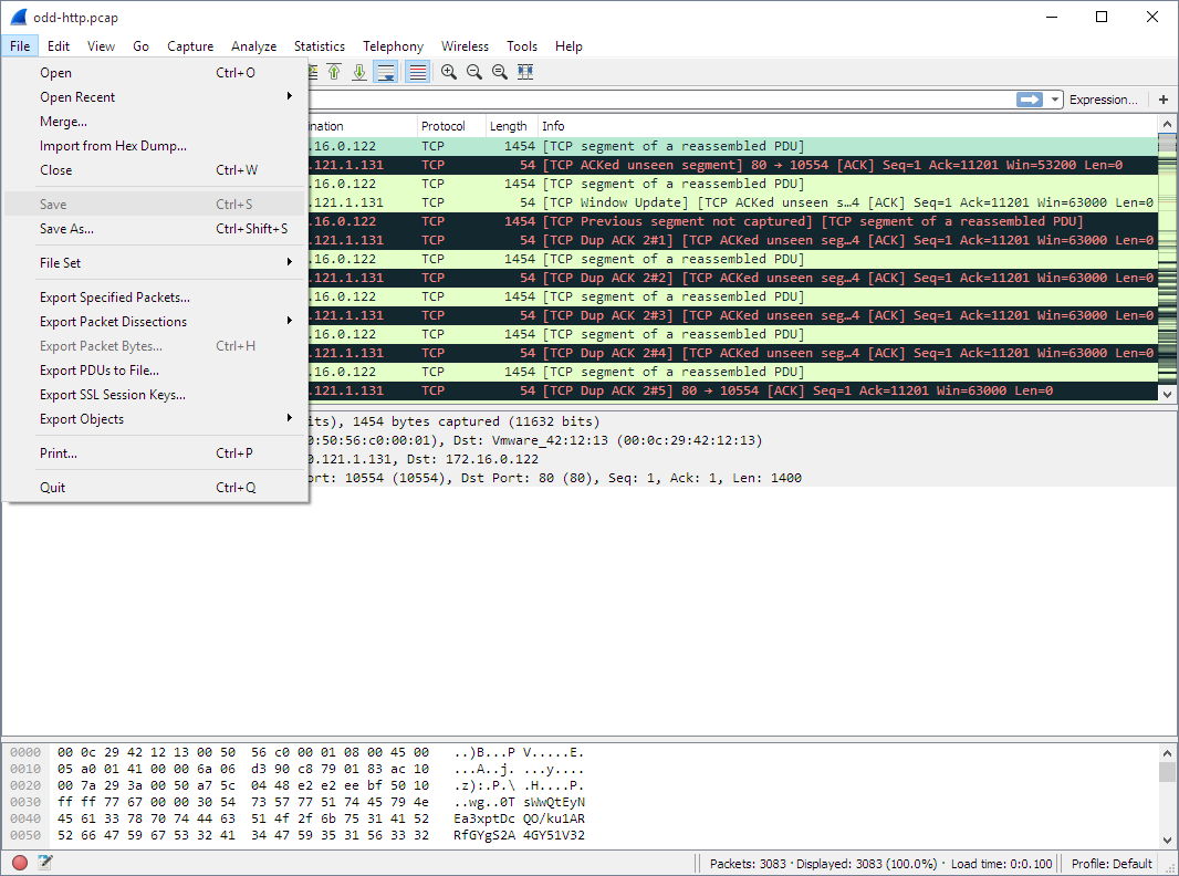 Wireshark screenshot - 20 Beste Netzwerküberwachungssoftware im Test für 2026