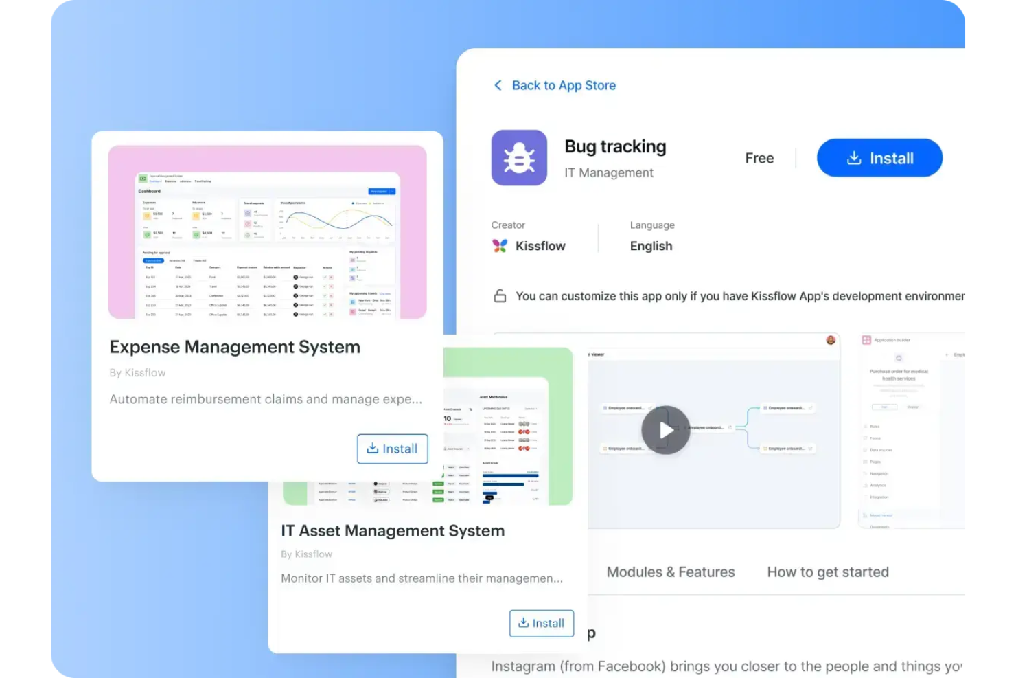 Kissflow screenshot - 1 meilleures plateformes low-code pour créer des applications en 2026