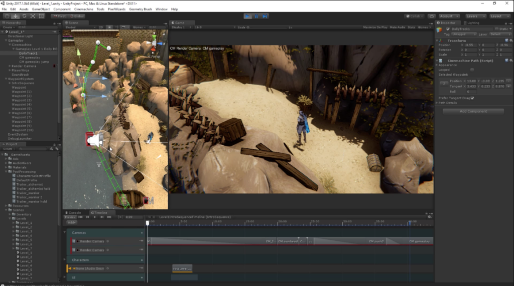 Unity screenshot - 12 Meilleurs Logiciels de Développement de Jeux d’Entreprise en 2026