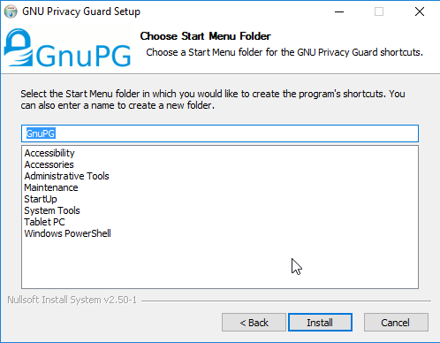 GnuPG (GNU Privacy Guard) screenshot - 10 Meilleurs Logiciels de Chiffrement Passés en Revue en 2026