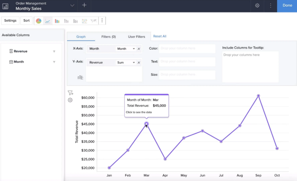 Zoho Creator screenshot - 10 meilleurs créateurs d’applications en glisser-déposer analysés en 2026
