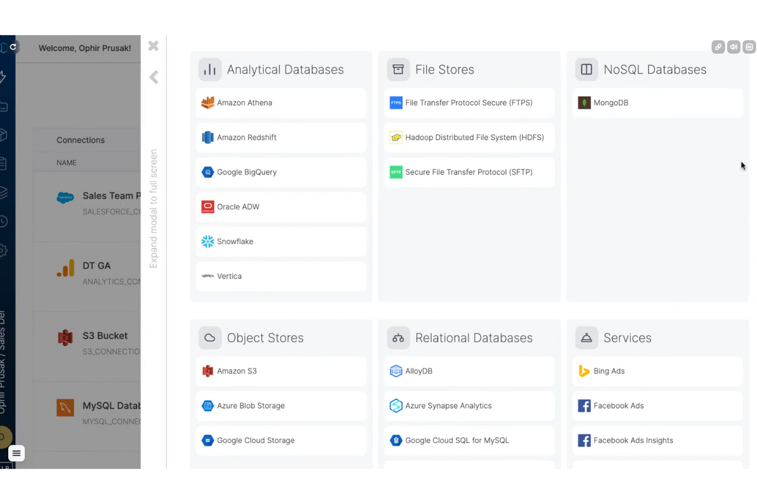 Integrate.io screenshot - 1 beste ETL-Tools im Test für 2026