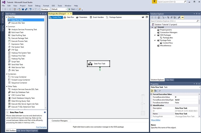 Microsoft SSIS screenshot - 1 Meilleurs Outils ETL Passés en Revue pour 2026