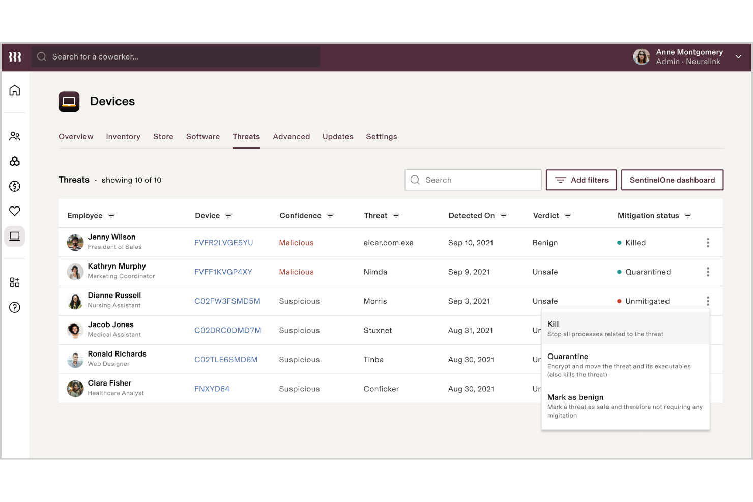 Rippling IT screenshot - 10 meilleurs outils de sécurité cloud évalués pour 2026