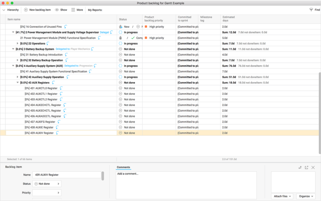 Hansoft screenshot - Die besten Tools für Backlog-Management im Test für 2026