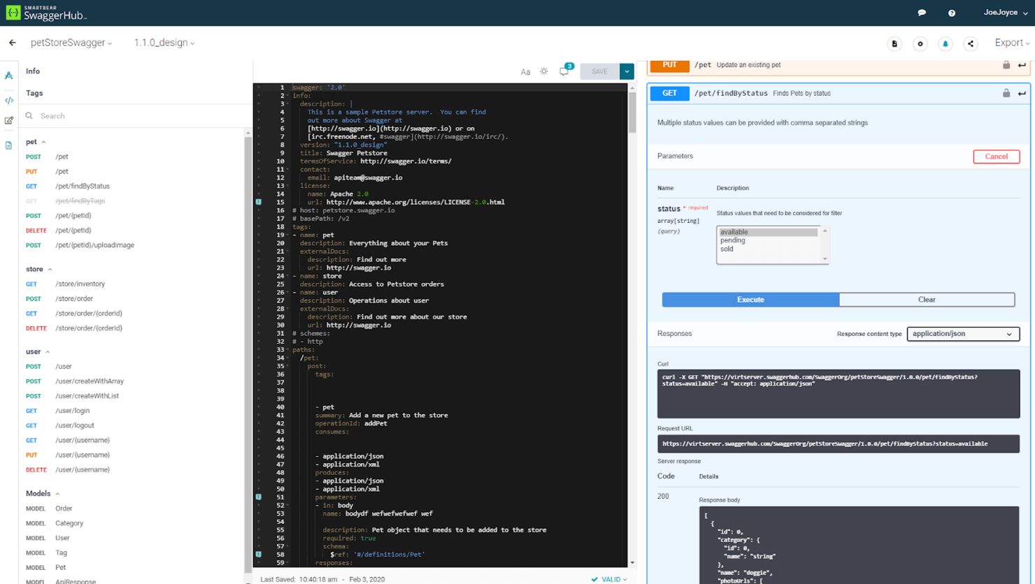SwaggerHub screenshot - 15 meilleurs outils de gestion d’API évalués pour 2026