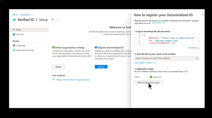 Microsoft Entra Verified ID screenshot - 10 meilleurs services de répertoire cloud évalués pour 2026