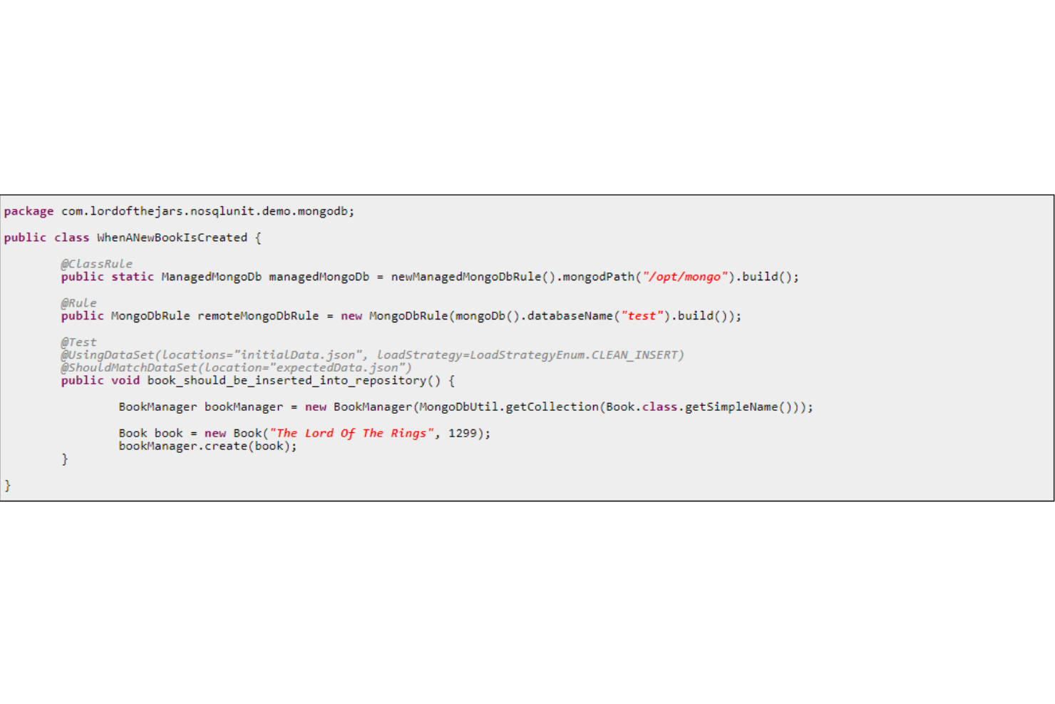 NoSQLUnit screenshot - 10 beste Datenbank-Testwerkzeuge im Test für 2026