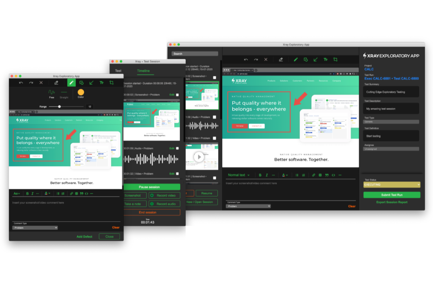 Xray screenshot - 10 beste Explorative Testing Tools im Test für 2026