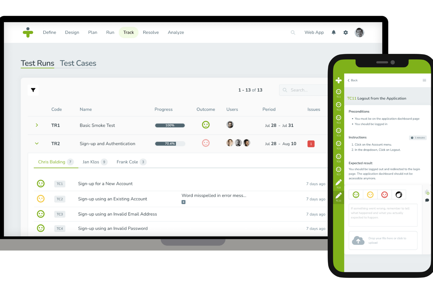 TestMonitor screenshot - 10 Meilleurs Outils de Gestion des Tests Agile Évalués pour 2026