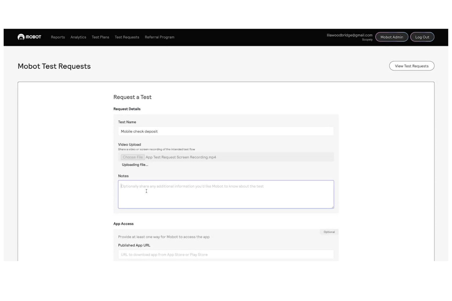 Mobot screenshot - 10 Meilleurs Outils de Test Android Passés en Revue en 2026